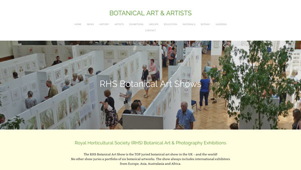 RHS Botanical Art Shows - How to exhibit