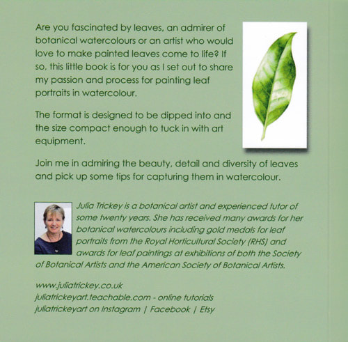 Back cover of Leaves by Julia Trickey