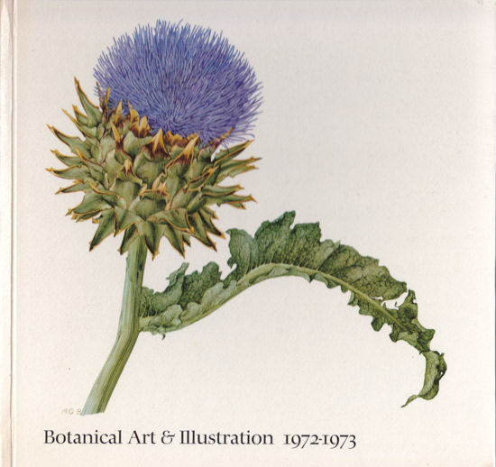 Catalogue cover Hunt Institute's Exhibition of Botanical Art and Illustration in 1972-1973